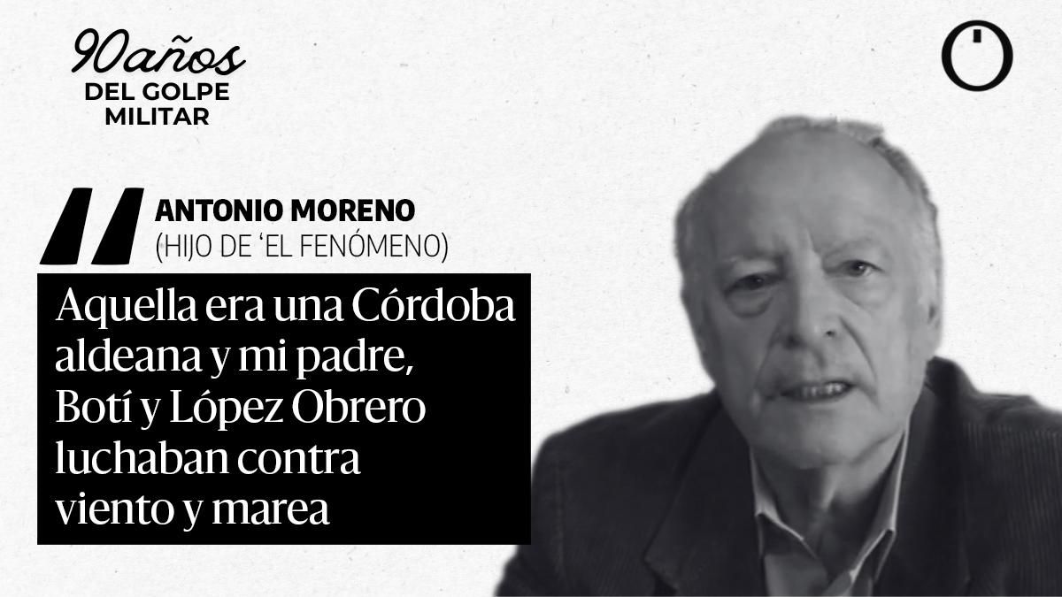 Entrevista a Antonio Moreno Ladrón de Guevara, hijo del escultor 'El Fenómeno'
