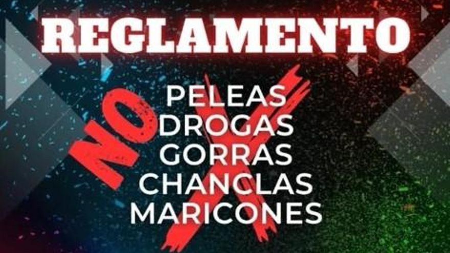 Una fiesta en Torremolinos prohíbe la entrada a “maricones”