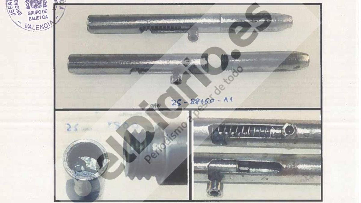 Los informes sobre las armas de los narcos del Puerto de València: bolígrafos pistola, tásers y una Glock sin número de serie
