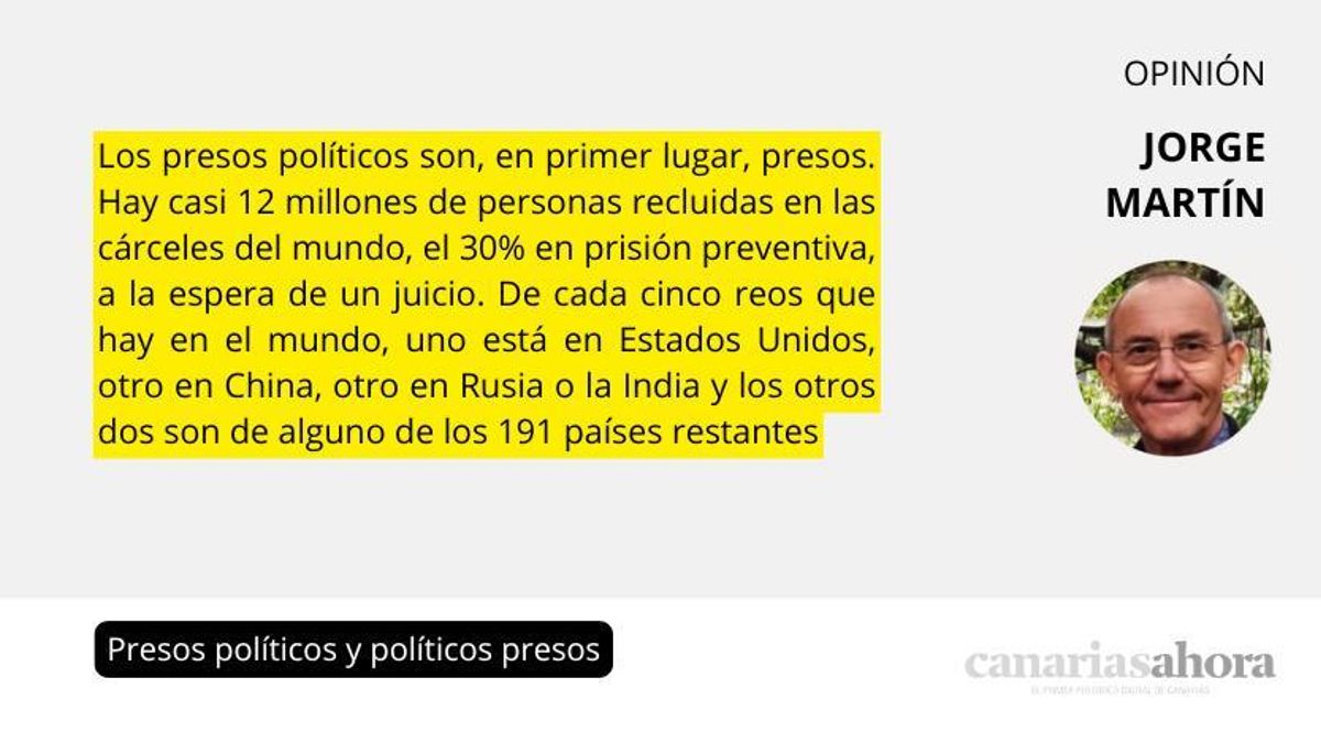Presos políticos y políticos presos
