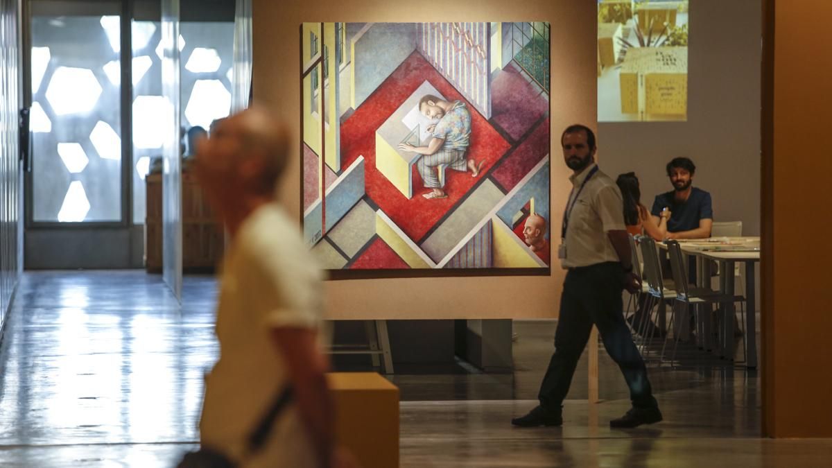 Inauguración de la exposición 'Ciudad de quién' en el C3A