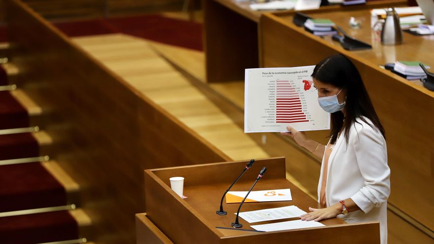 Ruth Merino, portavoz de Ciudadanos en las Corts Valencianes.