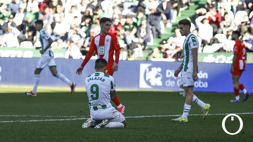 El Almería rompe la historia reciente del Córdoba CF en El Arcángel
