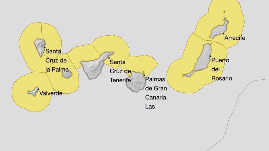 Llega un frente atlántico a Canarias: Aemet amplía los avisos para este fin de semana