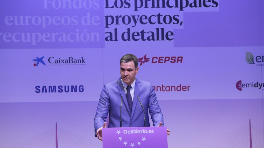 Pedro Sánchez, presidente del Gobierno, inaugura la 2 edición de las Jornadas de Fondos Europeos de Recuperación