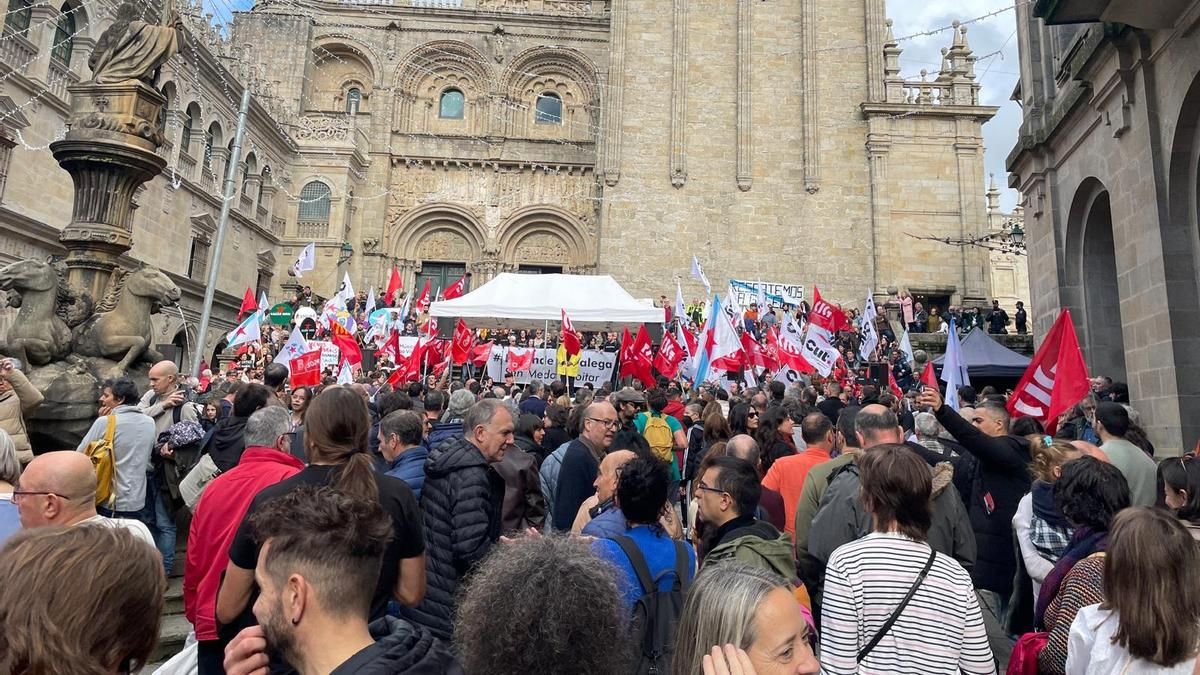 La plantilla de la TVG llama a una  gran movilización  contra el  peligroso  aumento de la manipulación informativa