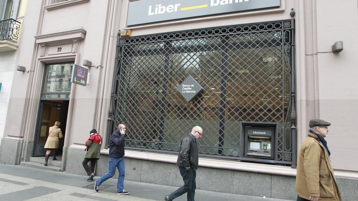 Imagen de una oficina de Liberbank.