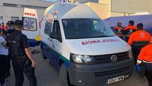 Tareas de evacuación del Hospital de Hellín (Albacete)