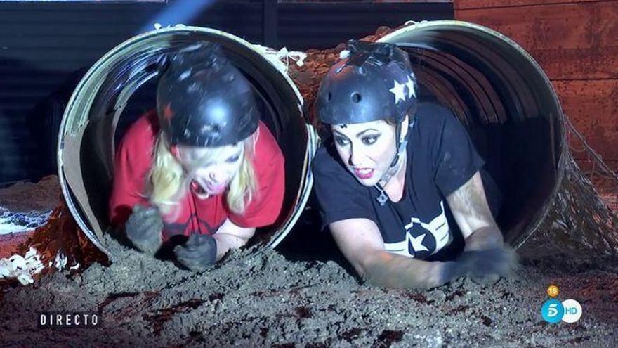 Emma e Irma en la prueba semanal