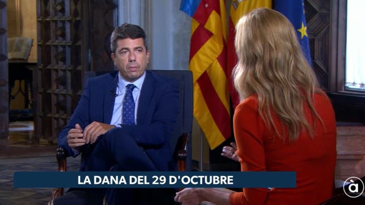 Mazón justifica su ausencia en las horas críticas de la dana con bulos sobre la actuación del socialista García-Page