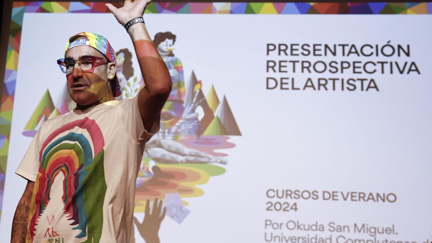 Okuda, el artista que llena de color la calle: "Intento inspirar y combatir el mundo gris"