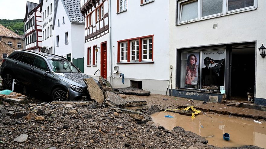 Destrozos causados por las inundaciones en el municipio alemán de Bad Münstereifel.