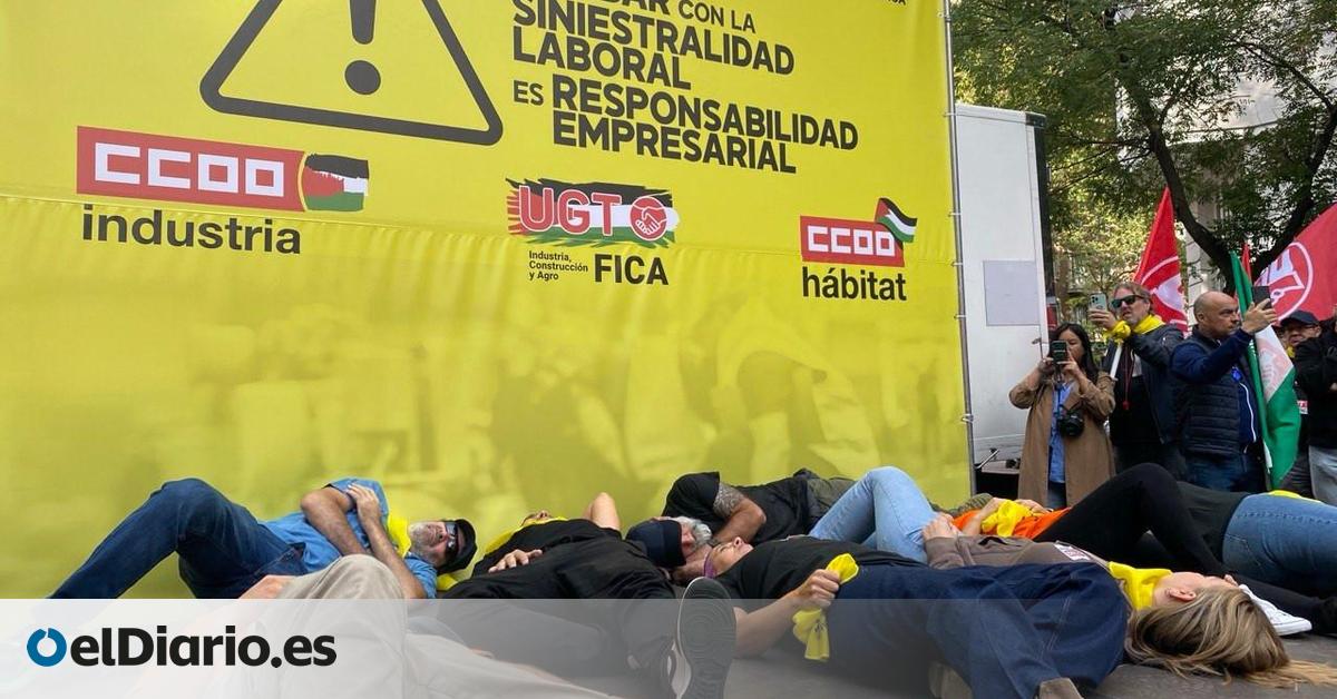 “Queremos salud, no un ataúd”: el clamor frente a la patronal contra el aumento de muertes en las obras y la industria