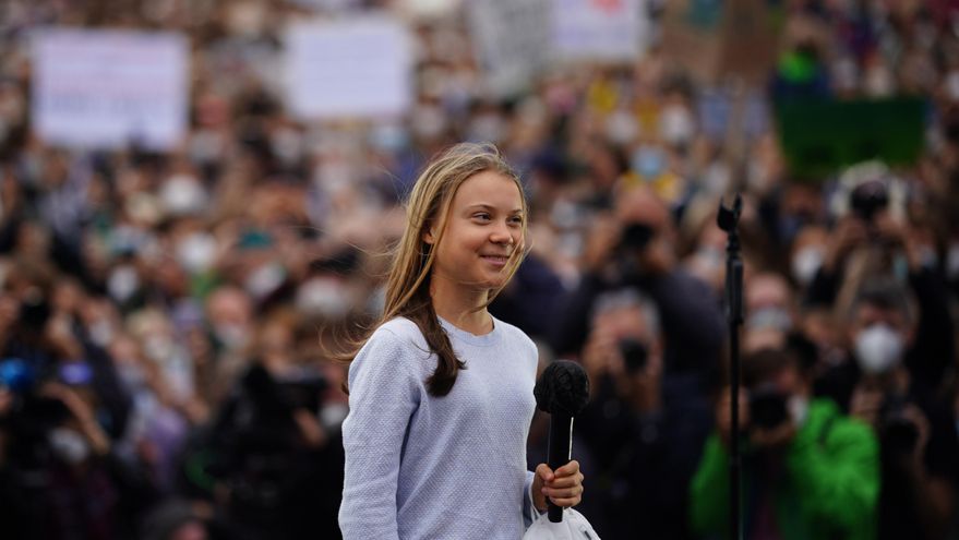 Greta Thunberg, ante miles de jóvenes en Berlín: "Tenéis que votar, pero sólo con votar no será suficiente"