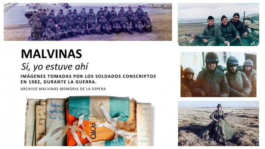 Una muestra exhibe fotografías captadas por soldados en la Guerra de Malvinas