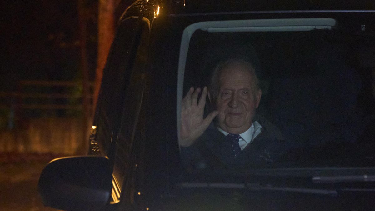 El rey emérito, Juan Carlos I, en Vitoria