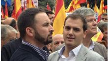 Cuando Santiago Abascal compartía el proyecto de Albert Rivera y los dos se llamaban "amigos"
