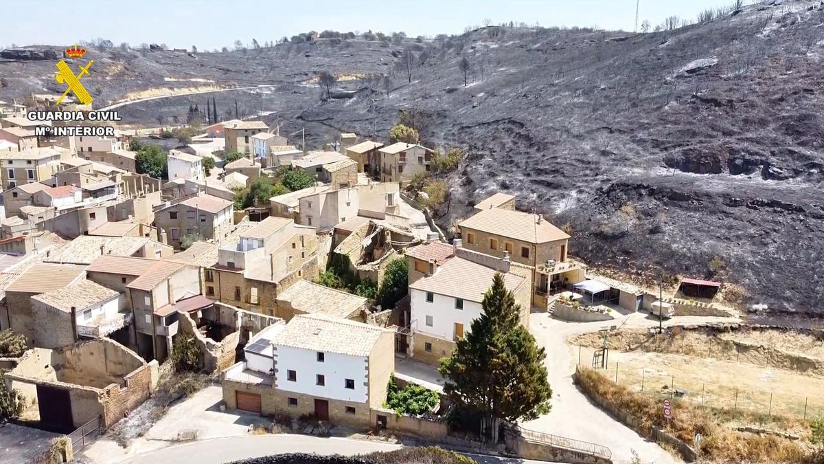 "Necesito saber cómo está mi casa": la inquietud de los más de mil evacuados en Cinco Villas que miran de reojo al fuego