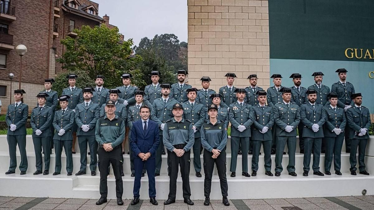 La Guardia Civil de Cantabria incorpora a 43 nuevos agentes y roza ya los 1.500 efectivos