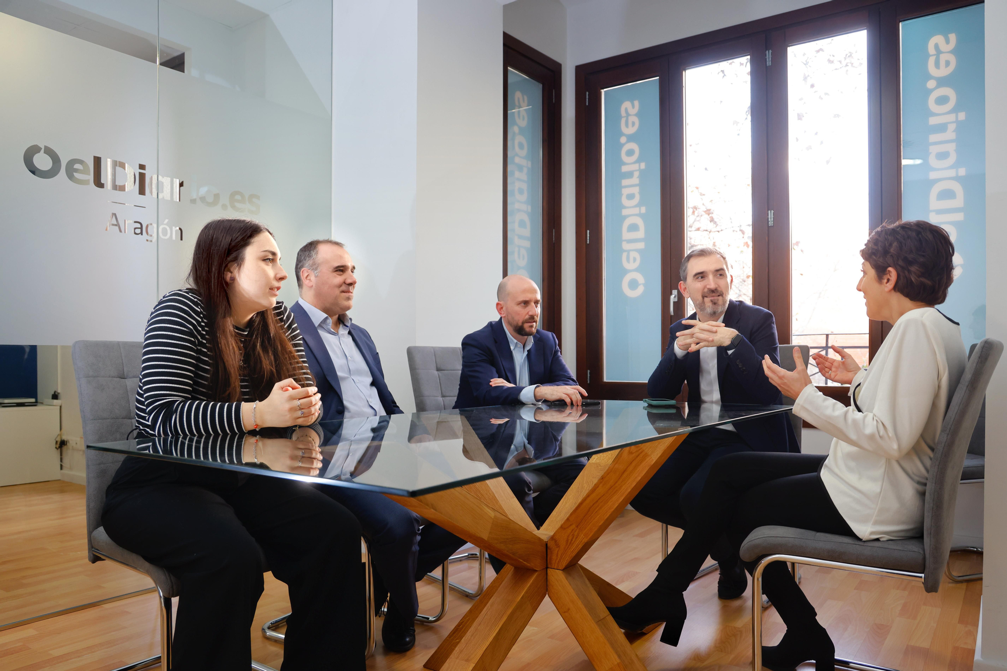 Imagen en la nueva oficina de elDiario.es en Aragón