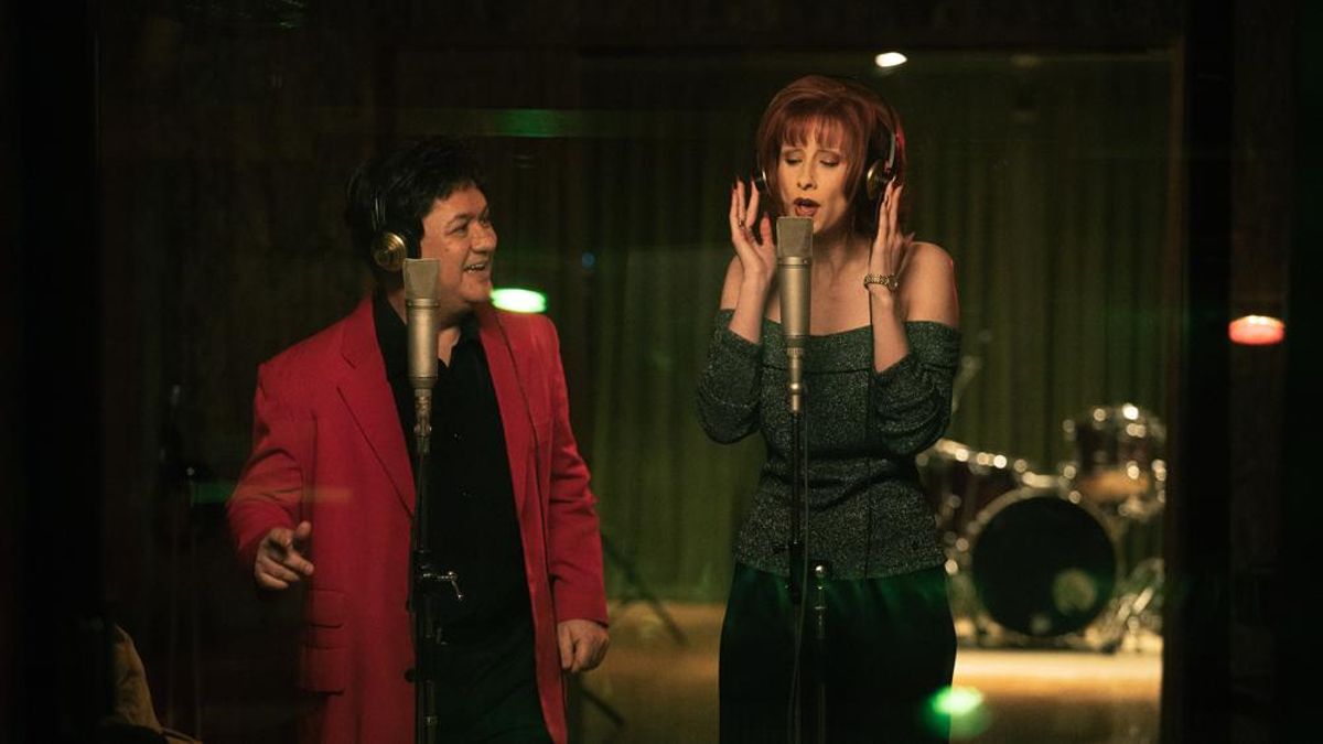 Secun de la Rosa e Ingrid García Jonsson, Leonardo Dantés y Tamara en la serie 'Superestar'