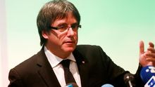Puigdemont, en una comparencencia ante los medios.