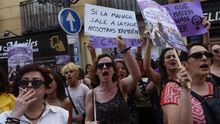 Manifestación en Madrid contra la puesta en libertad de la manada / Fernando Sánchez