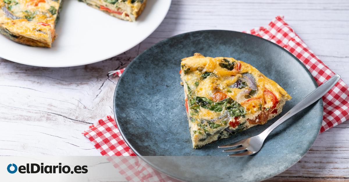 Frittata de verduras y queso: la receta típica italiana que se parece a la tortilla española y se puede hacer al horno