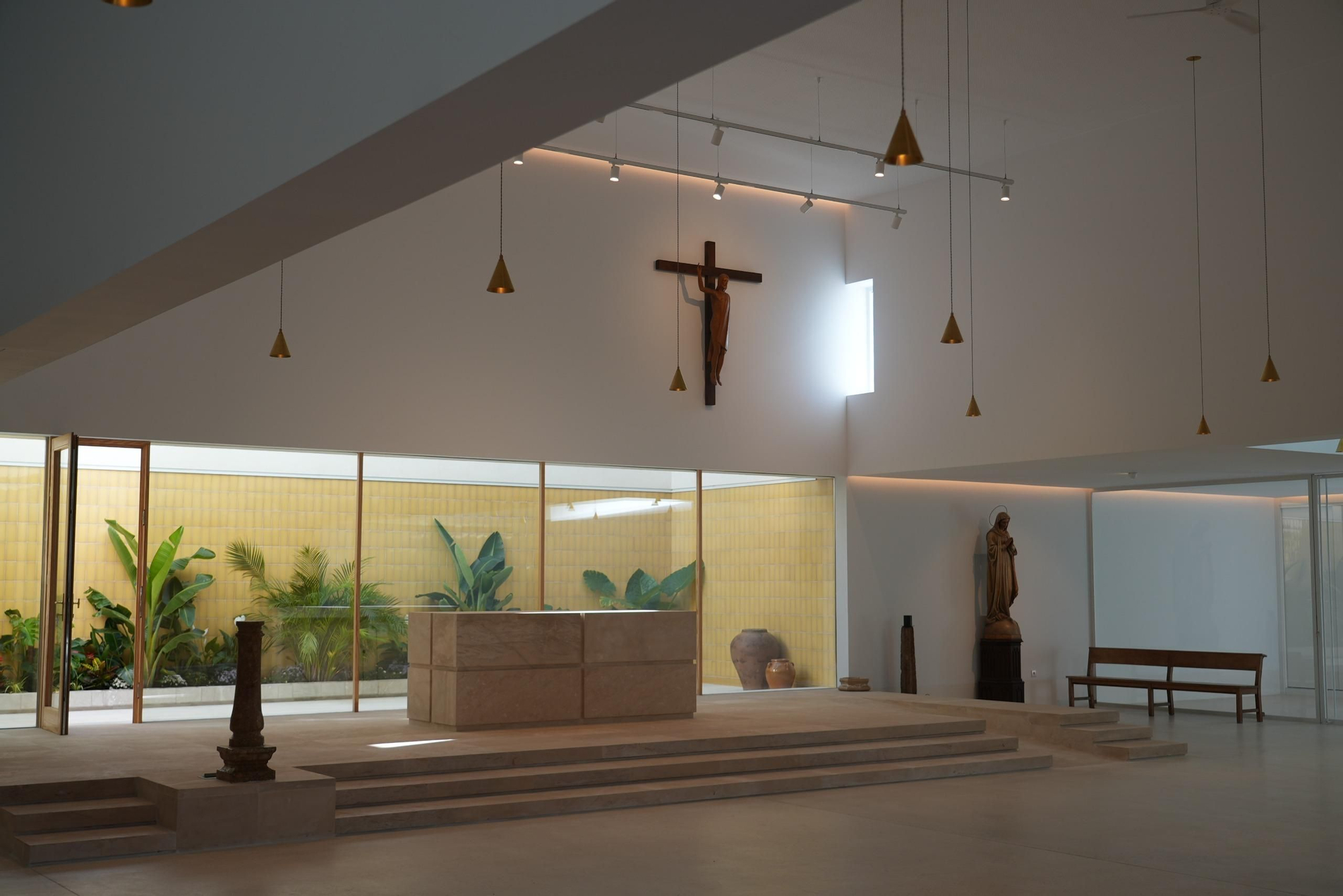 Interior de la iglesia de Son Dameto