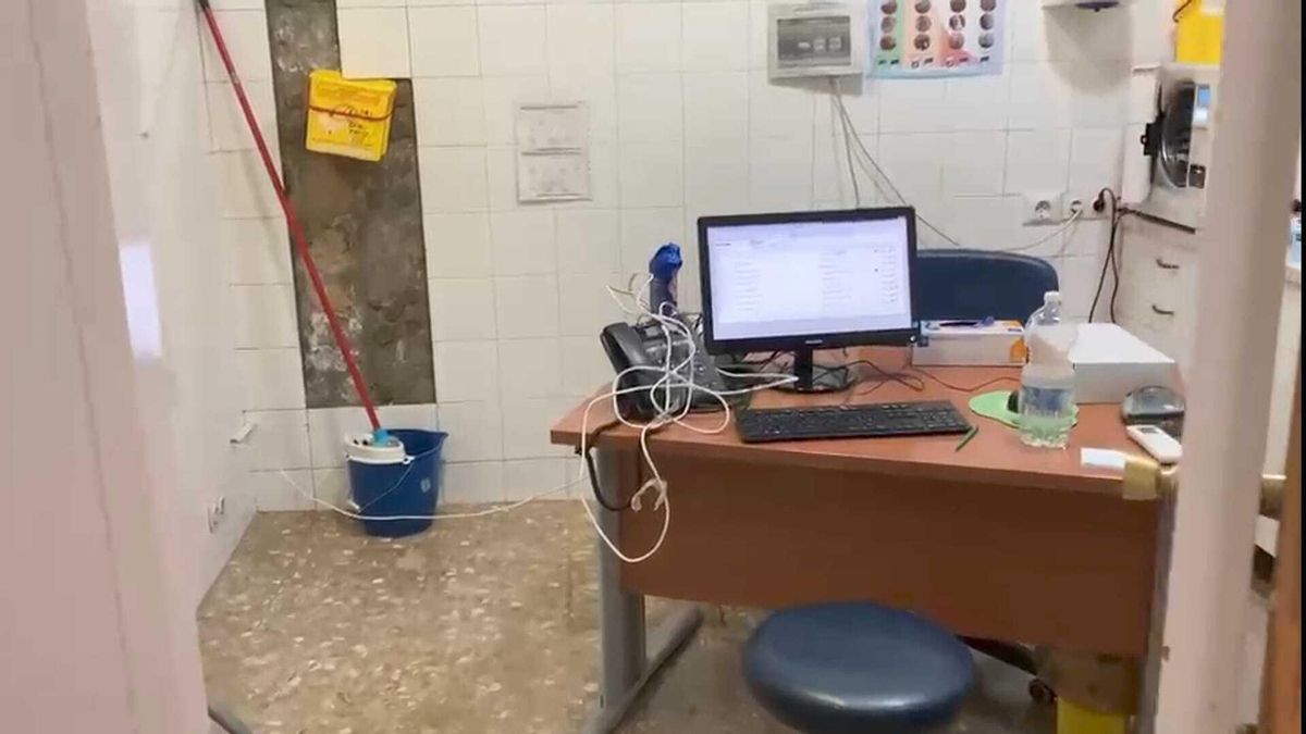 Estado actual de la sala de curas del centro de salud de Iznájar