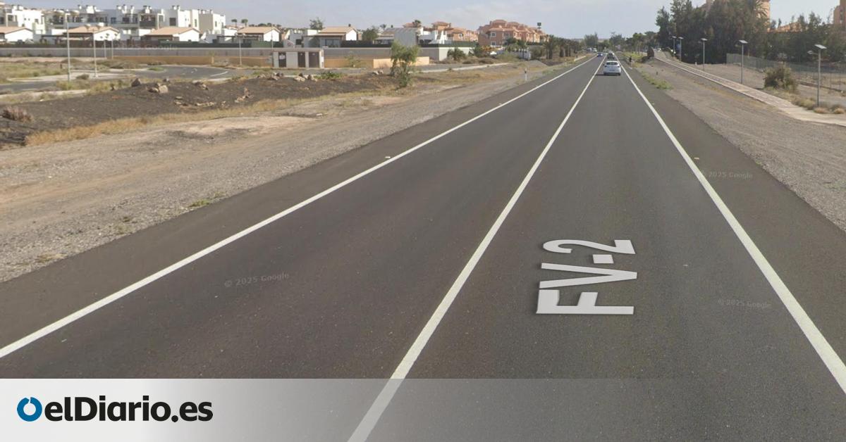 Muere un peatón tras ser atropellado en la FV-2, a la altura de Antigua