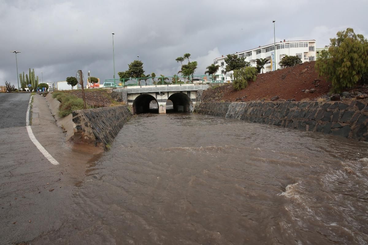 Así corre el agua en Gran Canaria