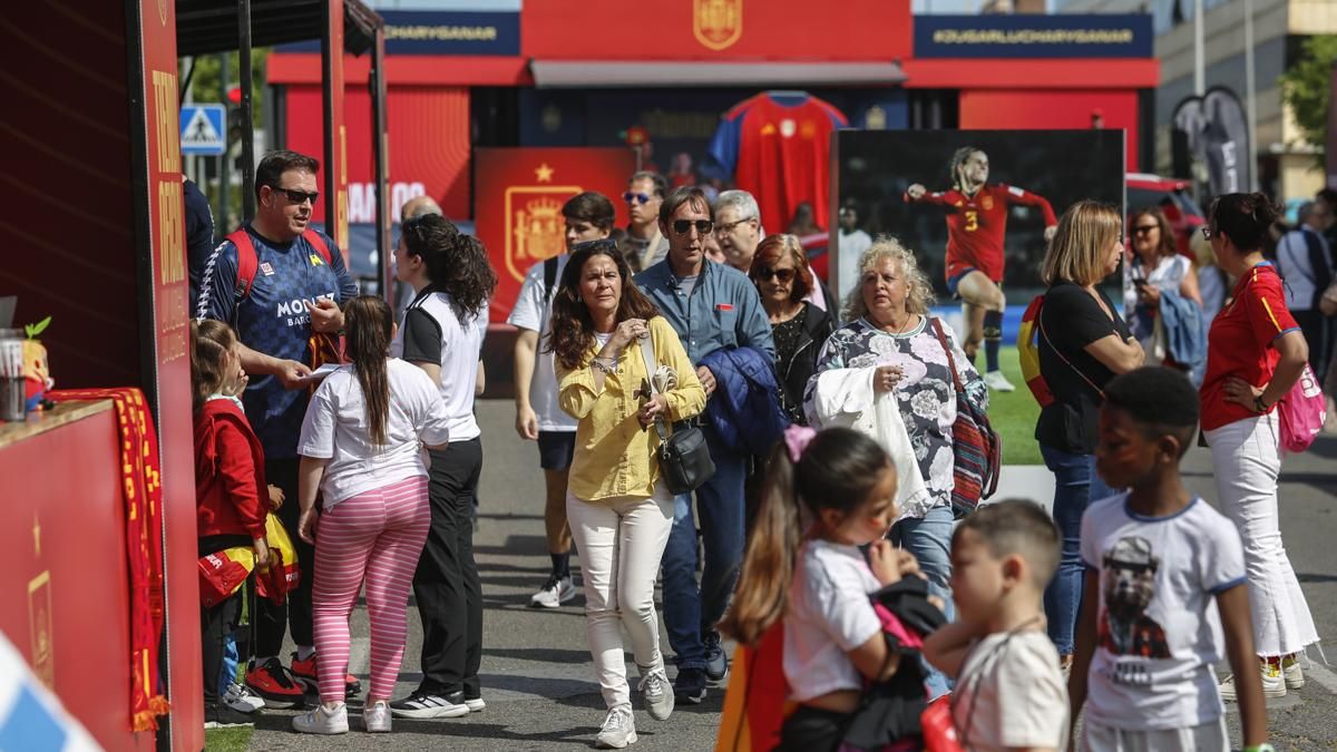 Fanzone de la Selección Española de Fútbol Femenina