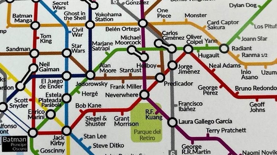 Hay un plano de metro donde Sol es Jack Kirby y la culpa es de la mejor tienda de cómics de Madrid