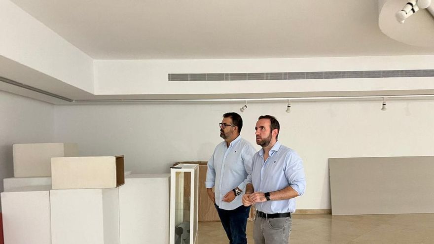 Continúan las obras de mejora en la Casa de la Cultura de Alcalá de Guadaíra