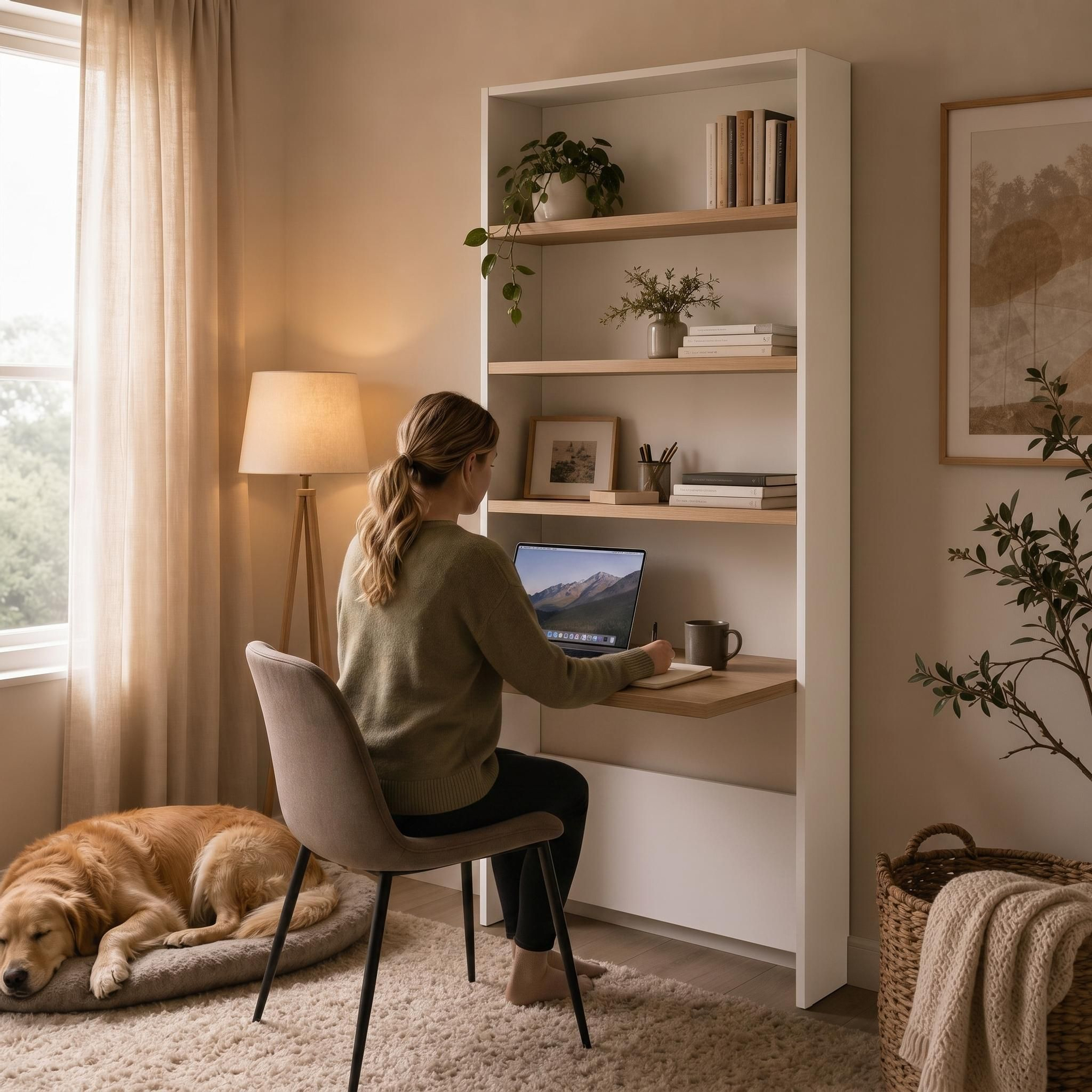 La empresa da ideas para adaptar la casa a las condiciones del teletrabajo.