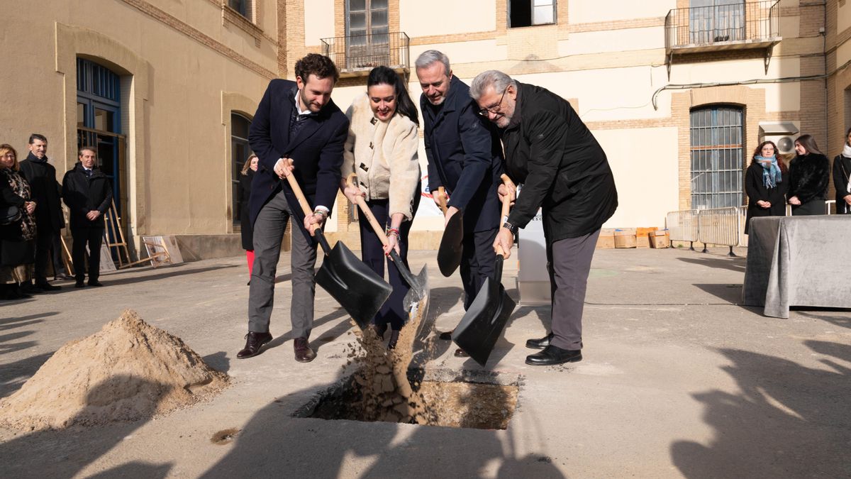 Colocación este jueves de la primera piedra de la futura Facultad de Medicina en Huesca.