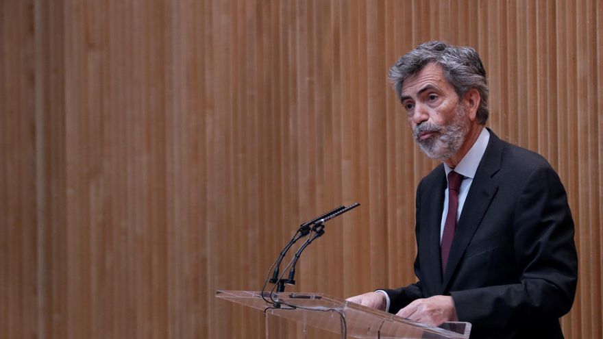 El presidente del CGPJ, Carlos Lesmes. EFE/ Mariscal/Archivo