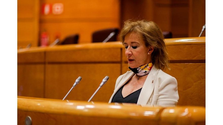 La senadora por la ciudad autónoma de Ceuta de Vox, Yolanda Merelo