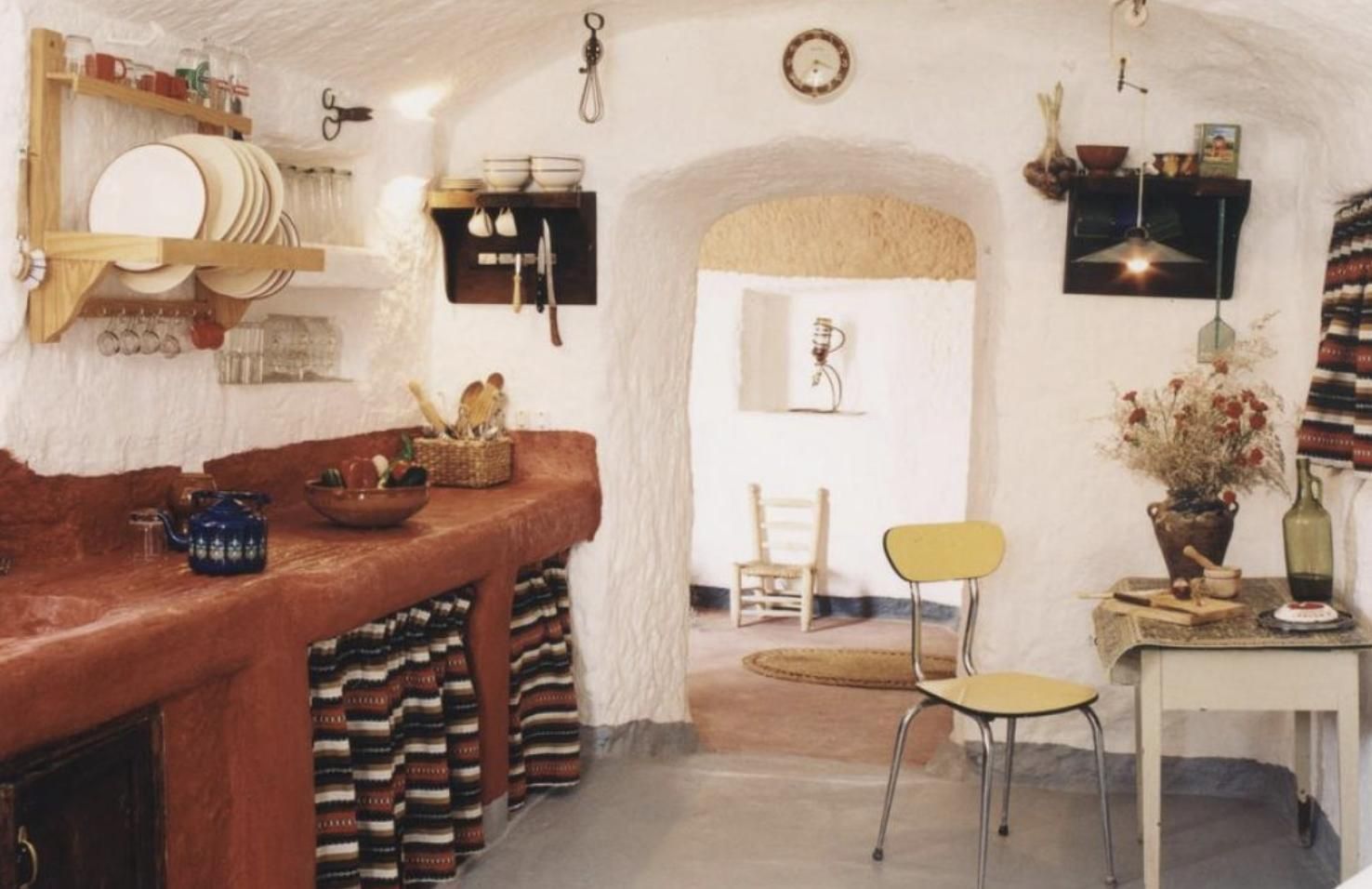 Interior casas cueva de Baza.