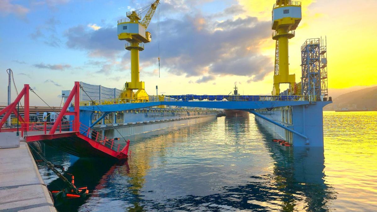 El Puerto de Tenerife estrena la mayor capacidad de varada de Canarias.