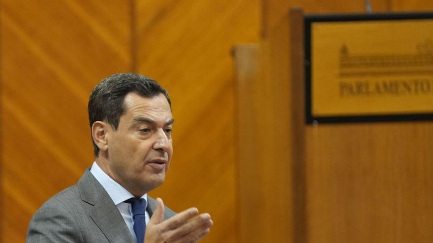 Moreno anuncia que el primer presupuesto del Gobierno andaluz PP-Vox alcanzará los 54.716 millones, un 6% más