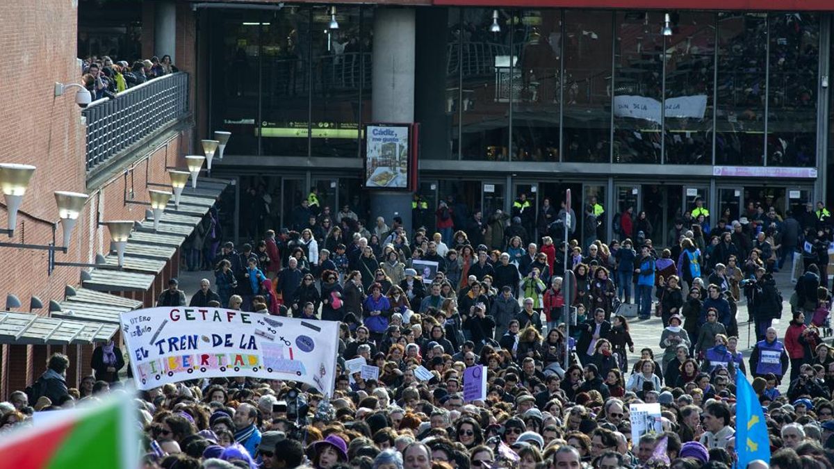 FOTOGALERÍA: La protesta del Tren de la Libertad contra la reforma del aborto