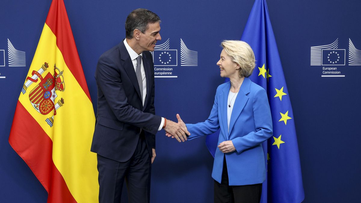 Pedro Sánchez y Ursula von der Leyen, en una imagen de archivo.