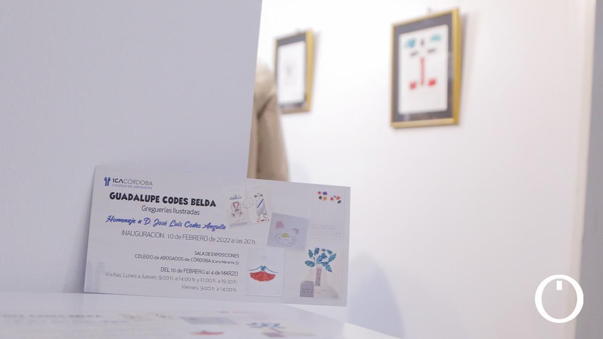 Inauguración de la exposición de Guadalupe Codes Belda. Greguerías Ilustradas