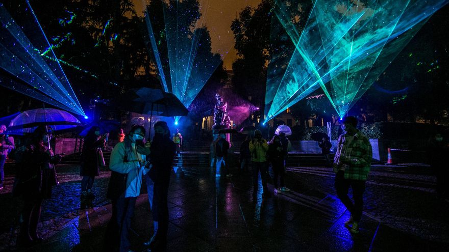Las sorprendentes imágenes de Luz Madrid 2021
