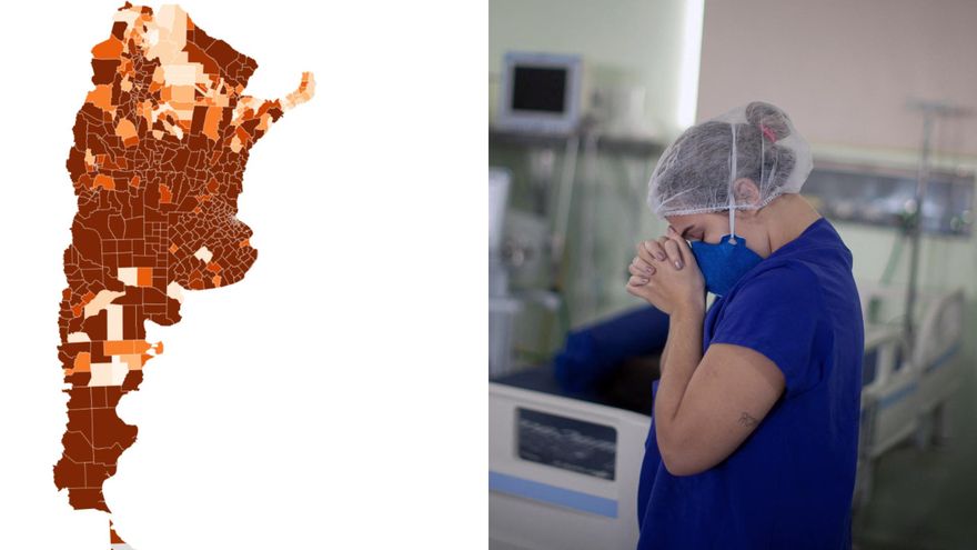 En el peor momento de la pandemia, Argentina tiene un promedio de casi 500 muertes diarias en la última semana