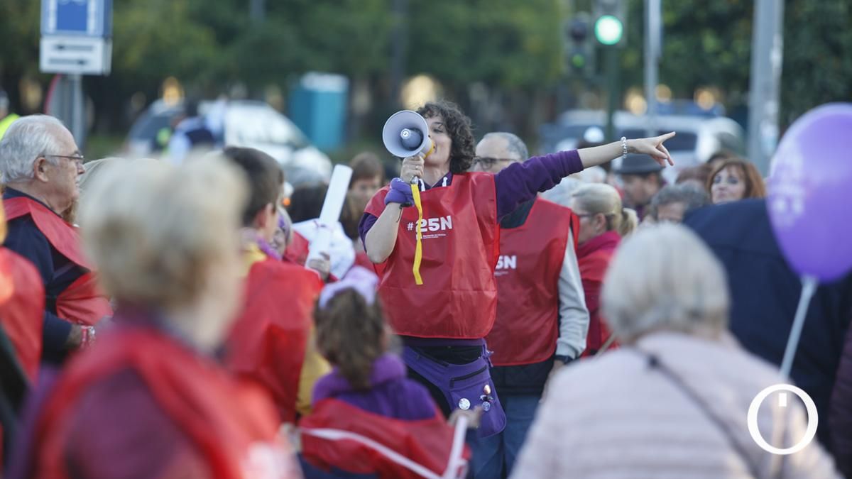 Manifestación contra la violencia machista 25N