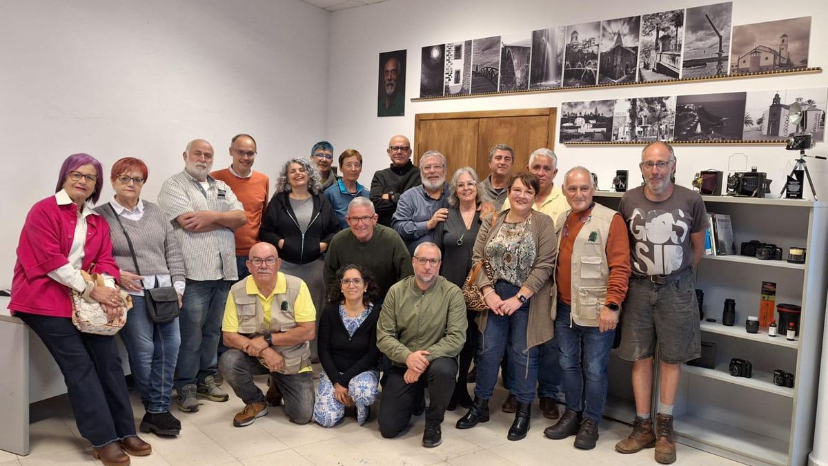 Miembros de la Asociación @Afoto La Palma.