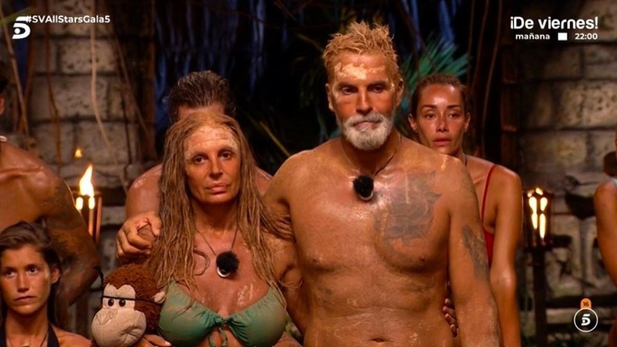 Sonia Monroy y Carlos Alba, en 'Supervivientes All Stars 2'